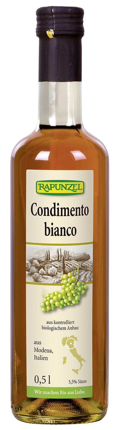 Bio Balsamico Bianco Condimento, 0,5 l - All-Bio Naturkost