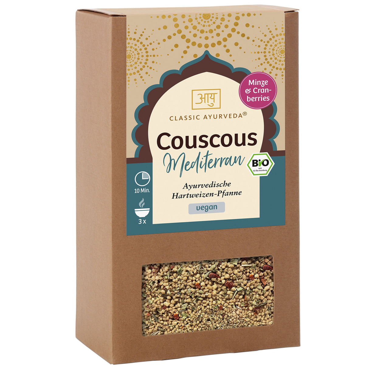 Organic Ayurvedic Couscous Mediterranean, 240 g