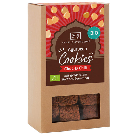 Bio Ayurveda Cookies Choc & Chili, 150 g - YOGISHOP