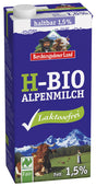 Haltbare Bio-Alpenmilch laktosefrei 1,5%, 1 l - YOGISHOP