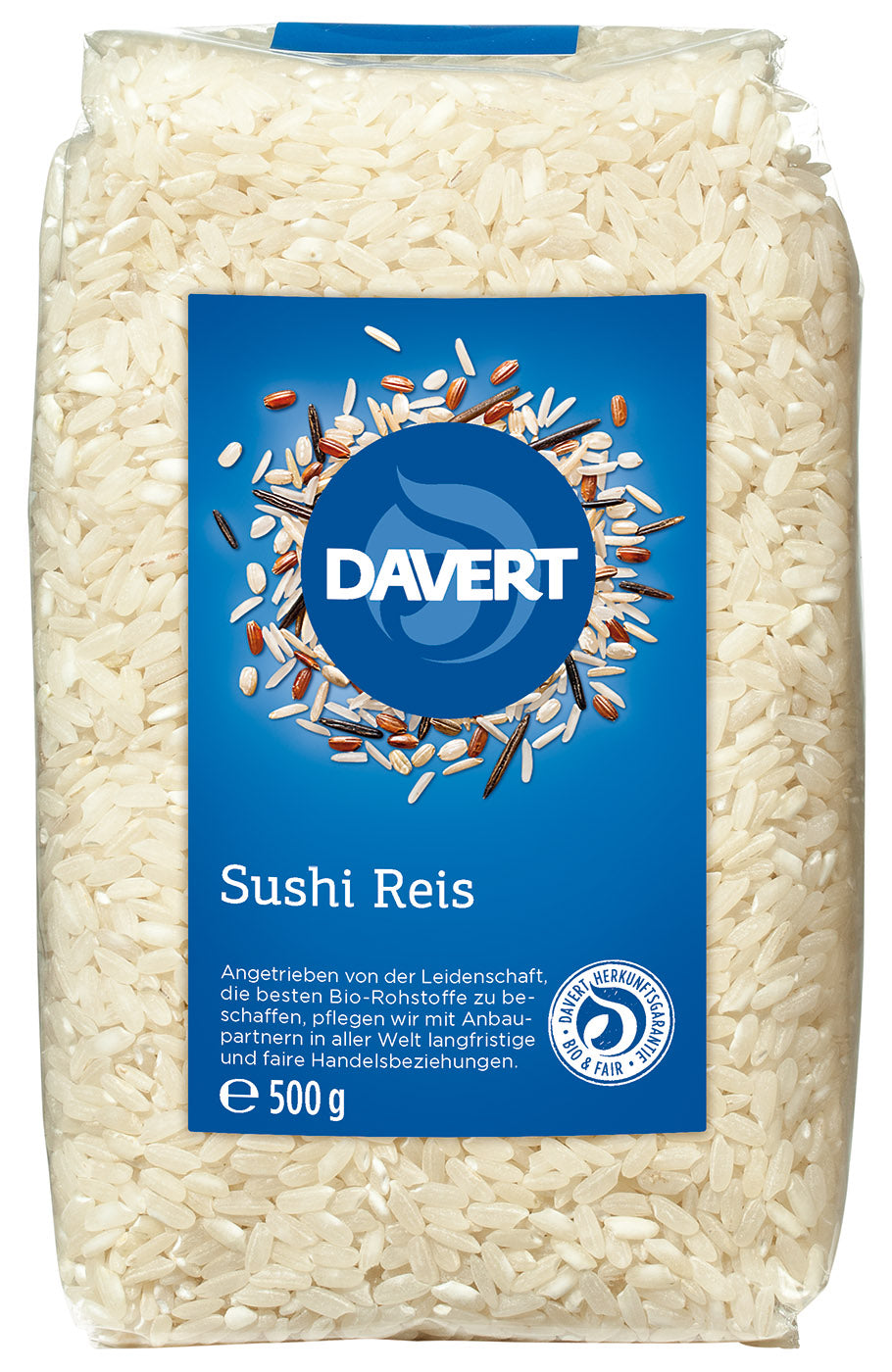 Bio Sushi Reis, 500 g - All-Bio Naturkost