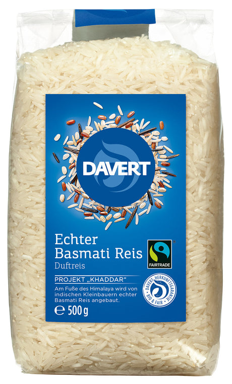 Bio Echter Basmati Reis, weiß 500 g - All-Bio Naturkost