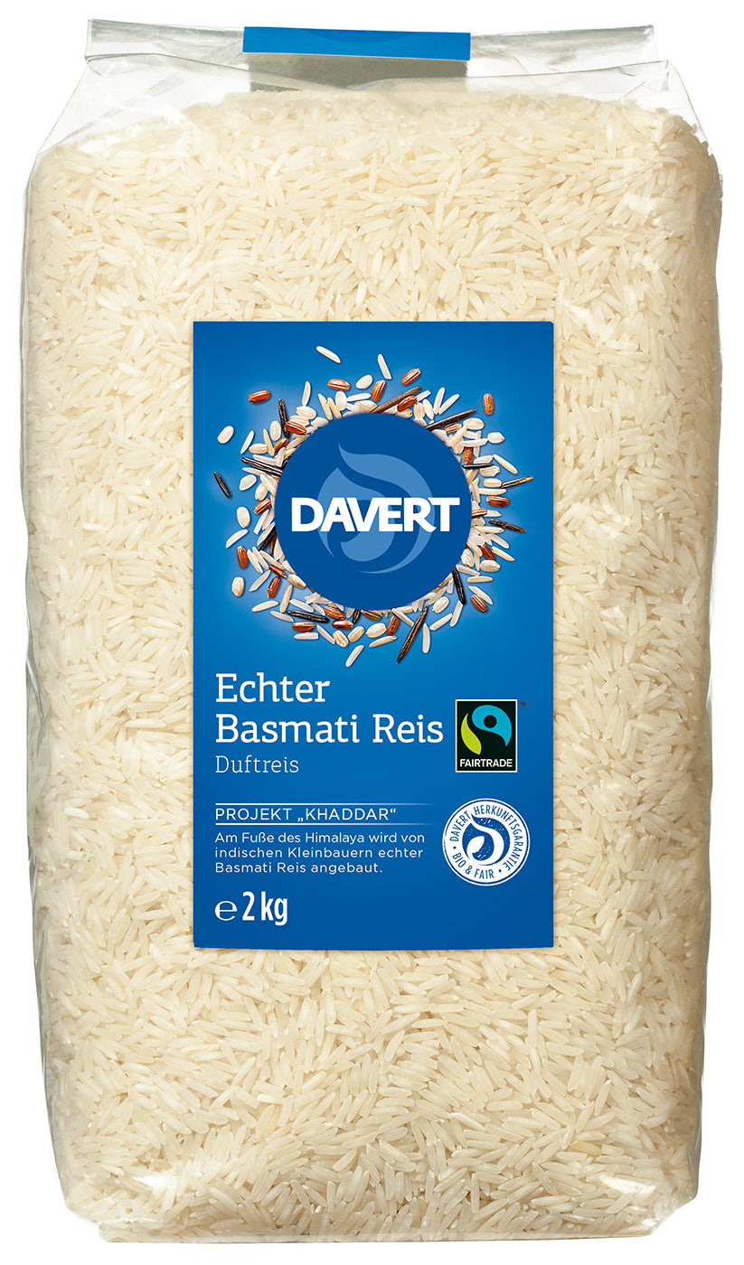 Bio Basmati Reis weiß, 2kg - YOGISHOP