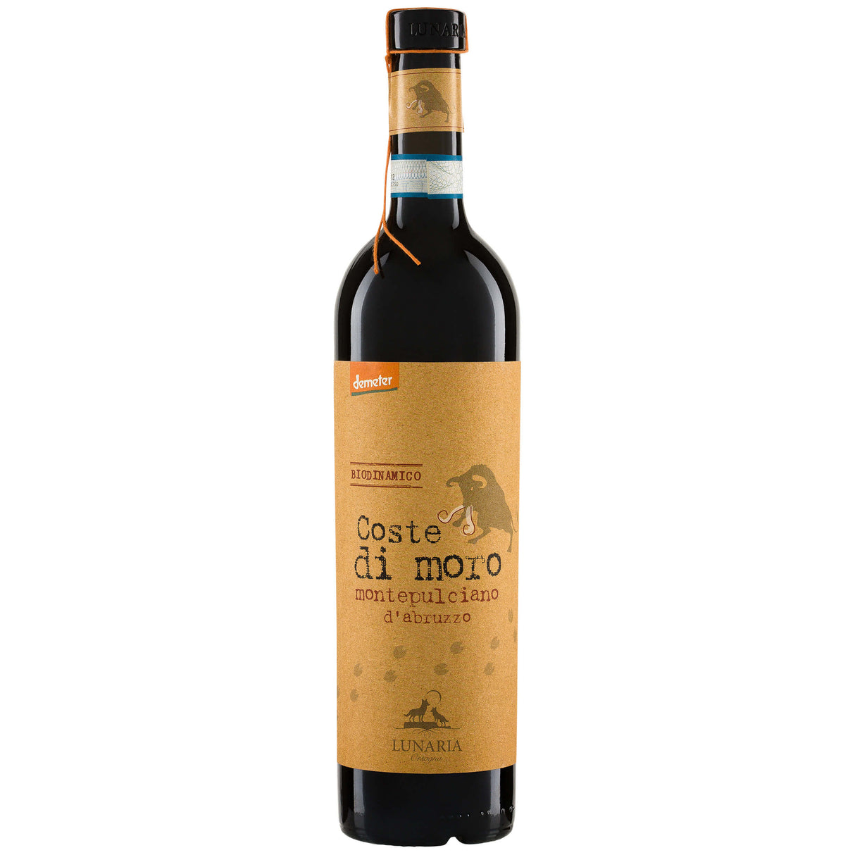 Bio Coste di Moro Montepulciano Lunaria DEMETER DOC 2018, 0,75 l - YOGISHOP