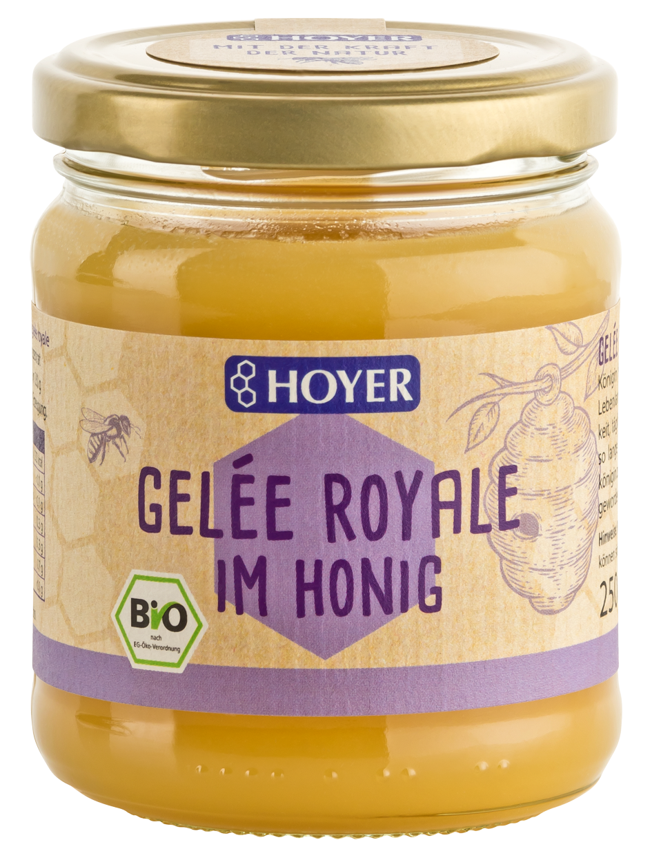 Bio Geleé Royale im Honig, 250 g - YOGISHOP