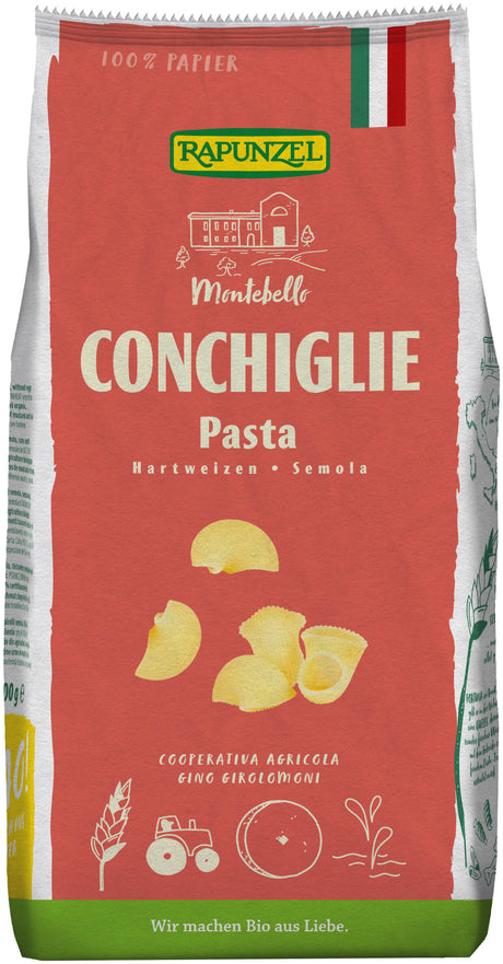 Bio Conchiglie Semola, 500 g - All-Bio Naturkost