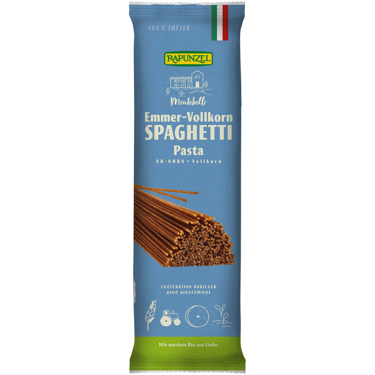 Bio Emmer-Spaghetti Vollkorn, 500 g