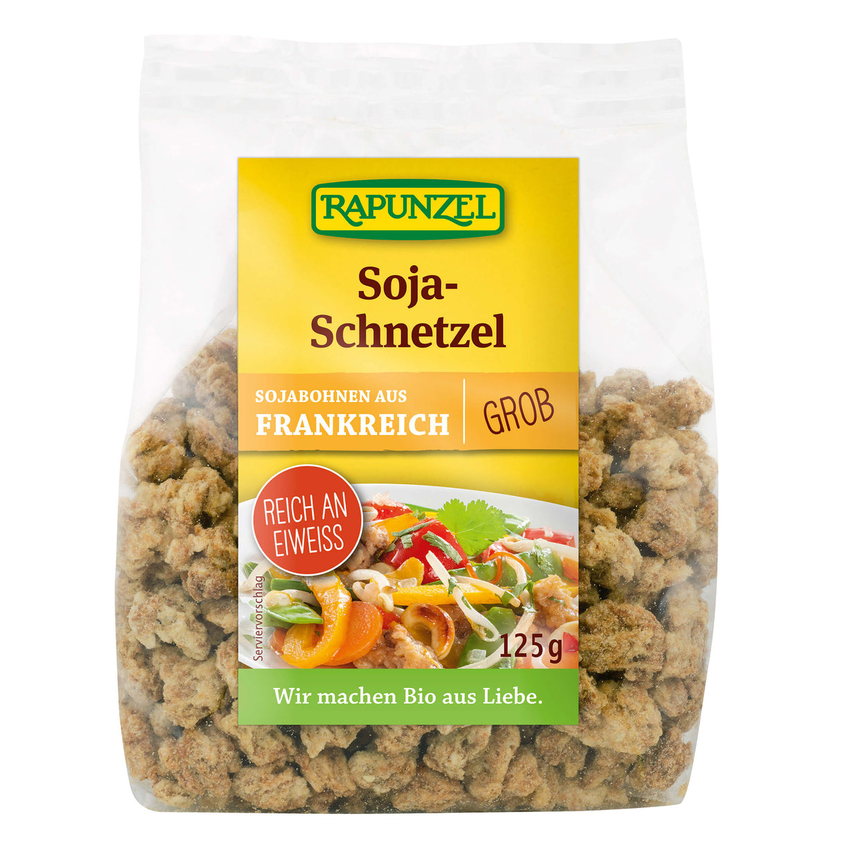 Bio Soja-Schnetzel grob, 125 g