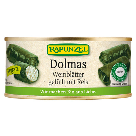 Bio Dolmas, Weinblätter gefüllt mit Reis, 280 g