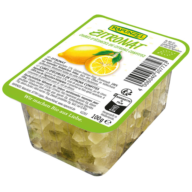 Bio Zitronat gewürfelt, 100 g