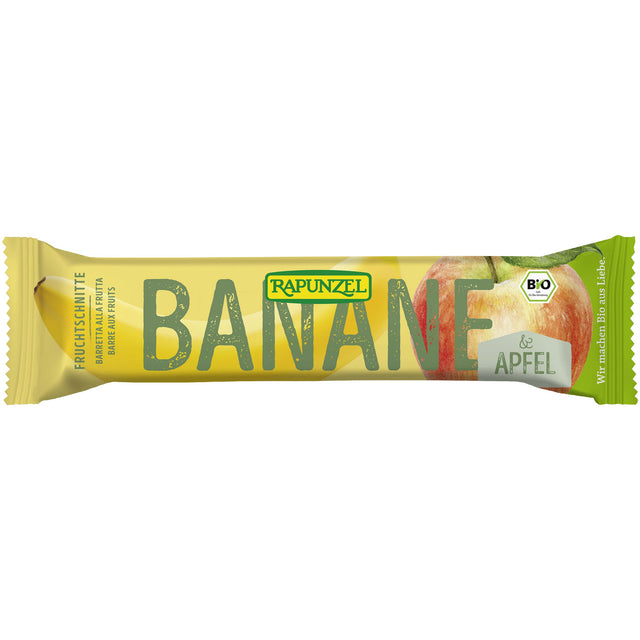 Bio Fruchtschnitte Banane-Apfel, 40 g