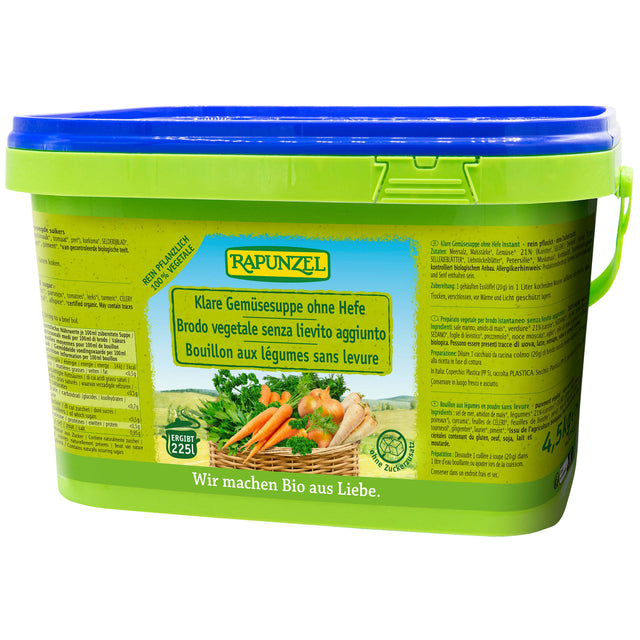 Bio Klare Suppe ohne Hefe, 4,5 kg