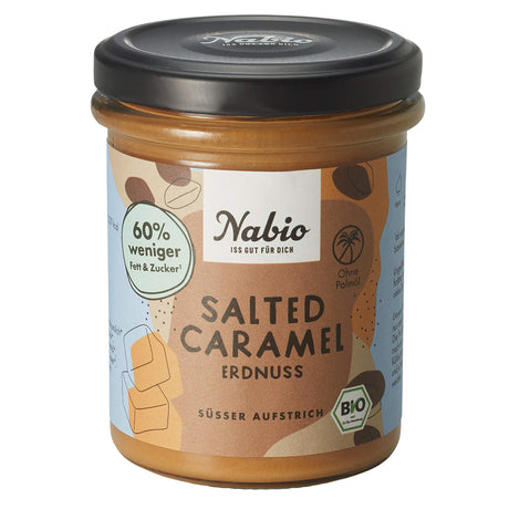 Bio Süßer Aufstrich Salted Caramel Erdnuss, 175 g - YOGISHOP