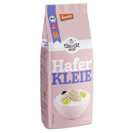 Bio Haferkleie glutenfrei demeter, 300 g - YOGISHOP