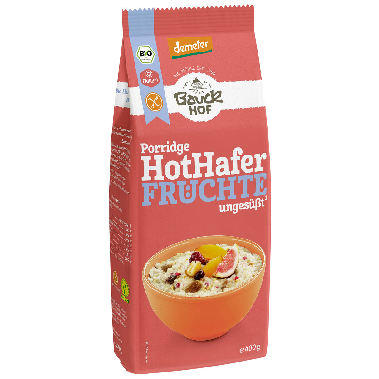 Bio Hot Hafer Früchte, 400 g