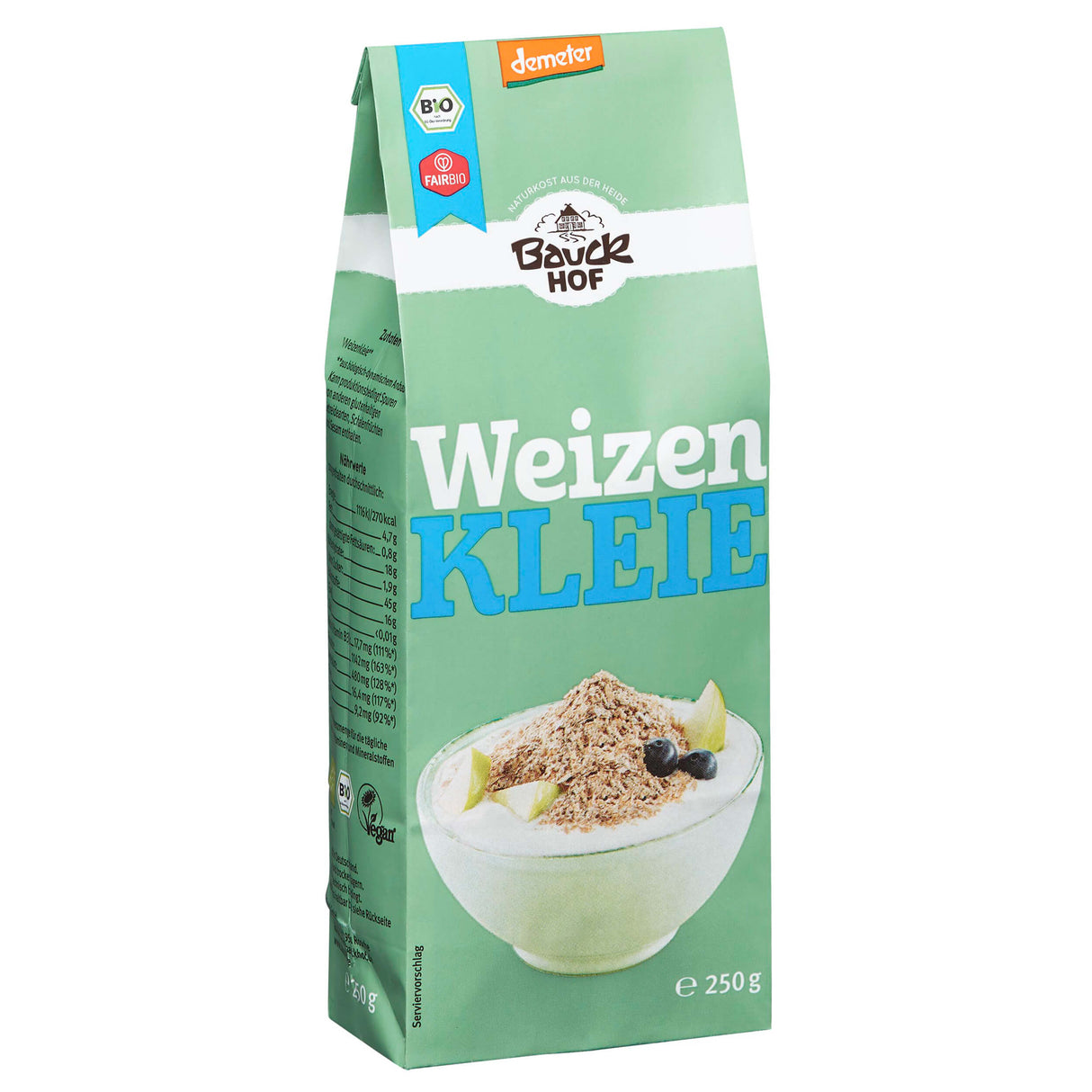 Bio Weizenkleie demeter, 250 g