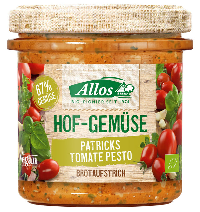 Bio Hof-Gemüse Patricks Tomate Pesto, 135 g - YOGISHOP