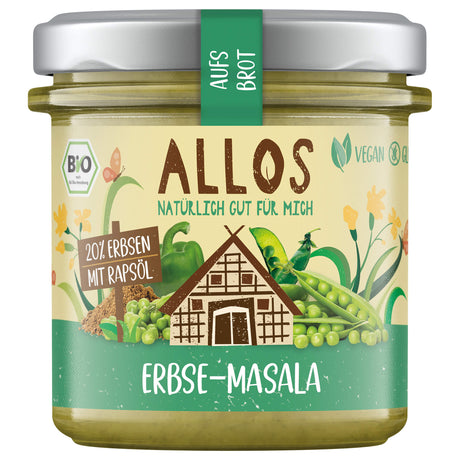 Bio aufs Brot Erbse & Masala, 140 g - All-Bio Naturkost