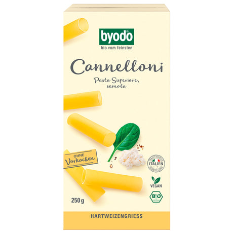 Bio Cannelloni Pasta Superiore semola, 250 g - YOGISHOP