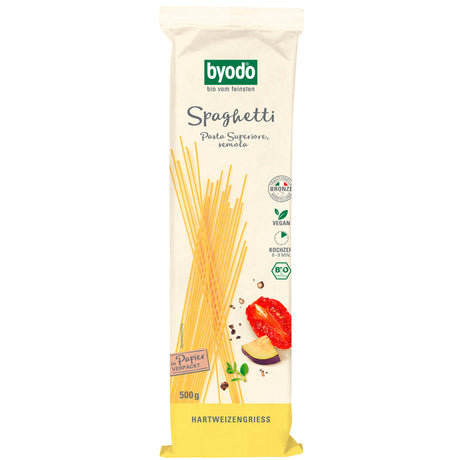 Bio Spaghetti semola, 500 g - YOGISHOP