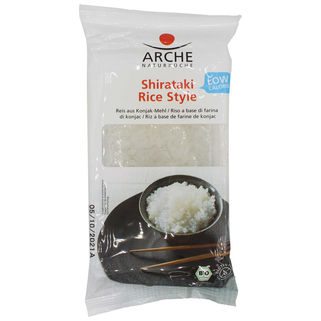 Bio Shirataki Rice-Style Konjak-Nudeln, glutenfrei, 294 g - YOGISHOP