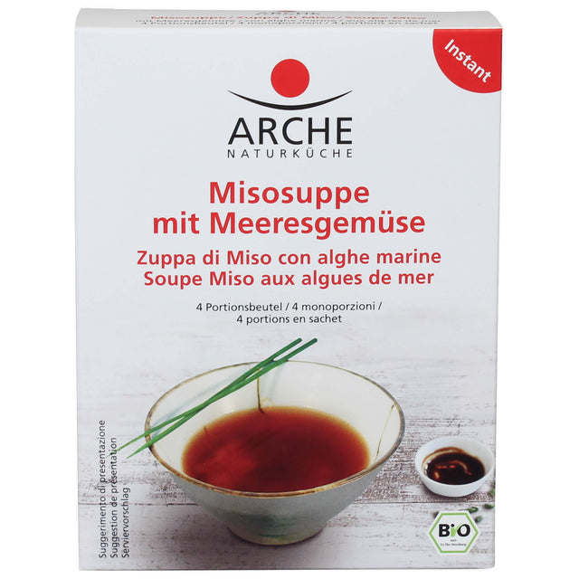 Bio Misosuppe mit Meeresgemüse, 4x15 g - YOGISHOP