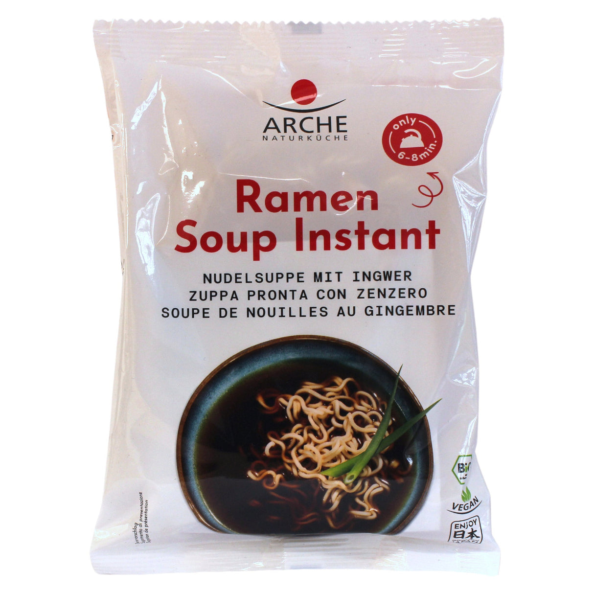 Bio Ramen - Nudelsuppe mit Ingwer, 108 g