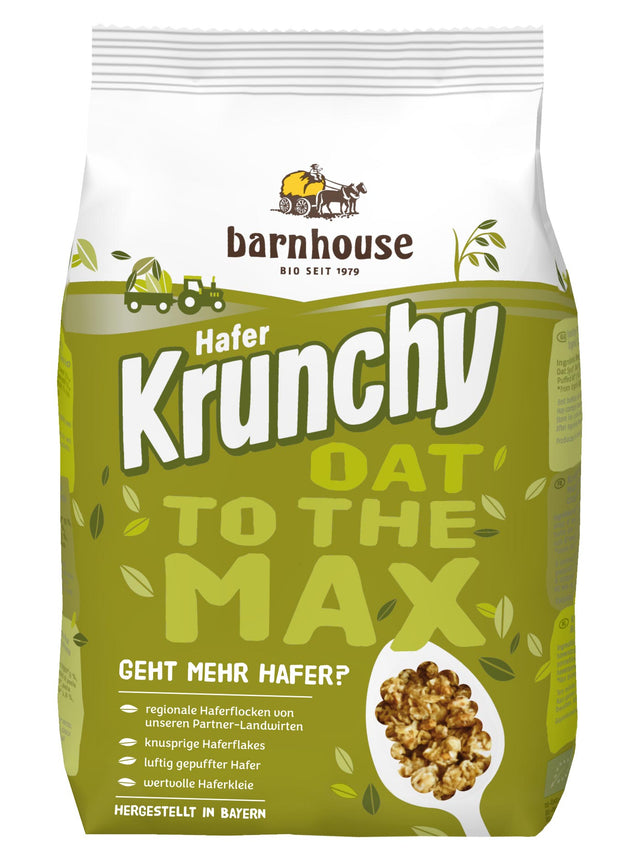 Bio Krunchy Hafer Oat to the Max, 500 g - YOGISHOP