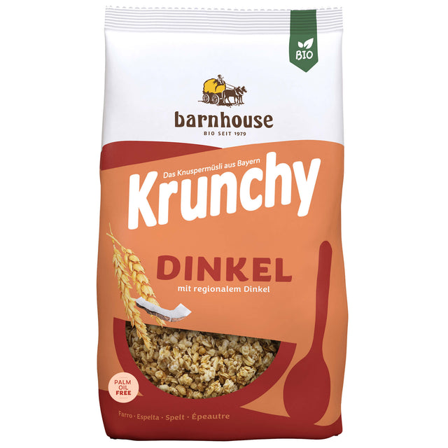 Bio Krunchy Dinkel, 600 g - YOGISHOP