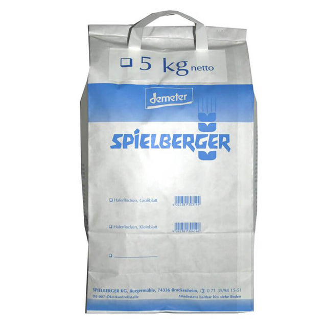 Bio Haferflocken Großblatt, 5 kg - YOGISHOP