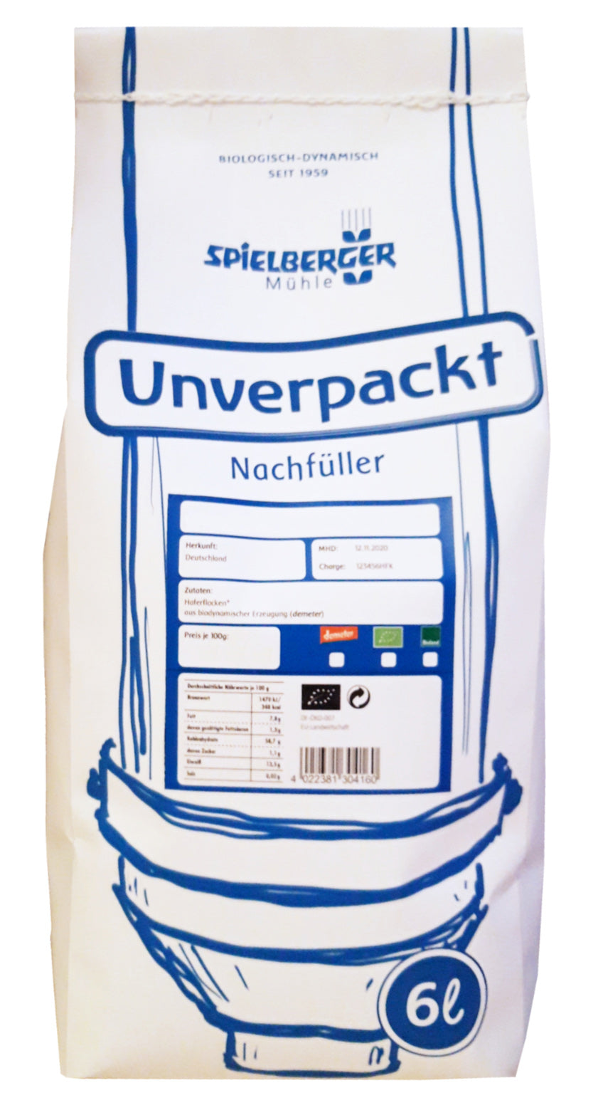 Bio Haferflocken Kleinblatt, 2,5 kg - YOGISHOP