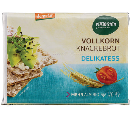 Bio Delikatess Vollkorn-Knäckebrot, demeter, 250 g - All-Bio Naturkost