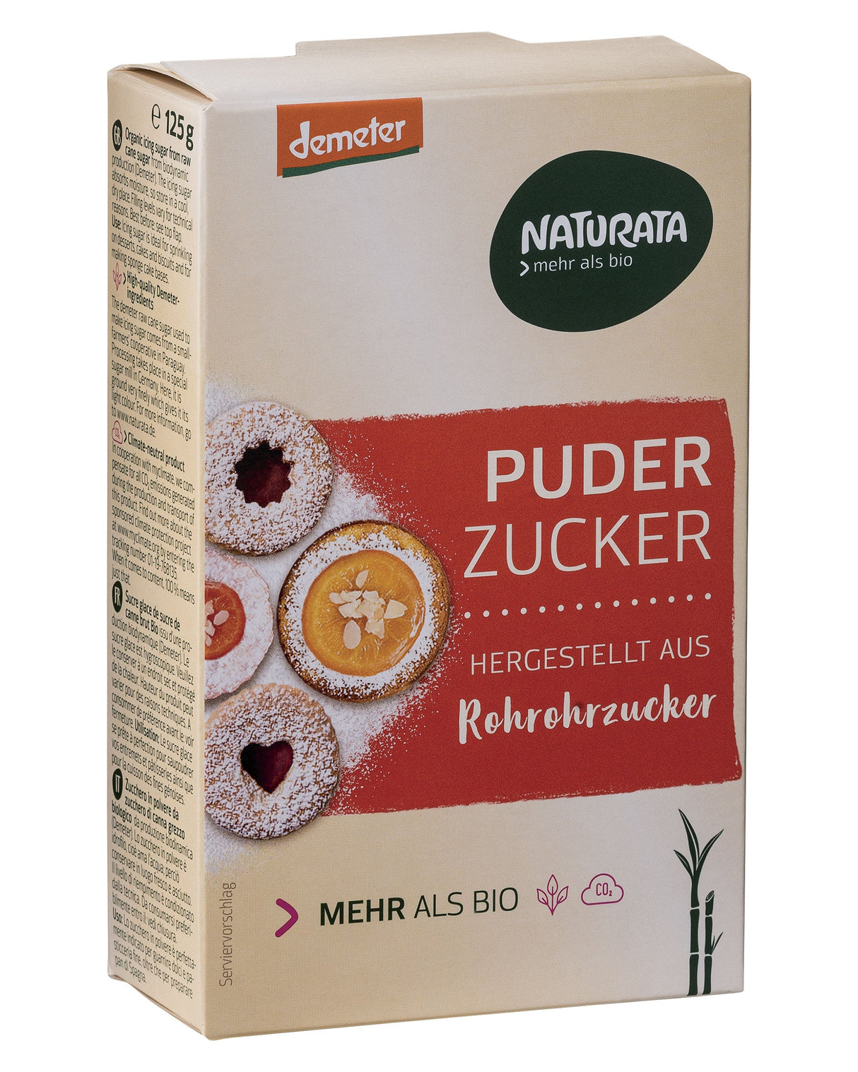 Bio Puderzucker, 125 g - All-Bio Naturkost