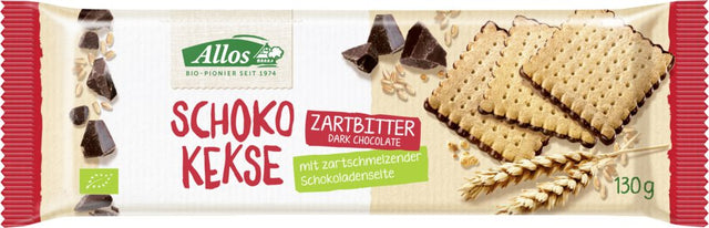 Bio Schoko-Kekse Zartbitter, 130 g - YOGISHOP