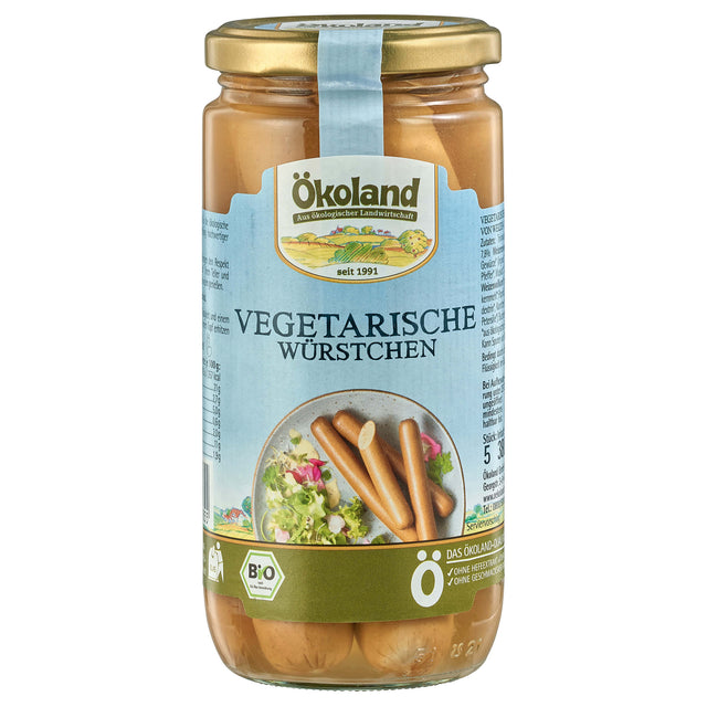 Bio vegetarische Würstchen, im Glas, 200 g - YOGISHOP