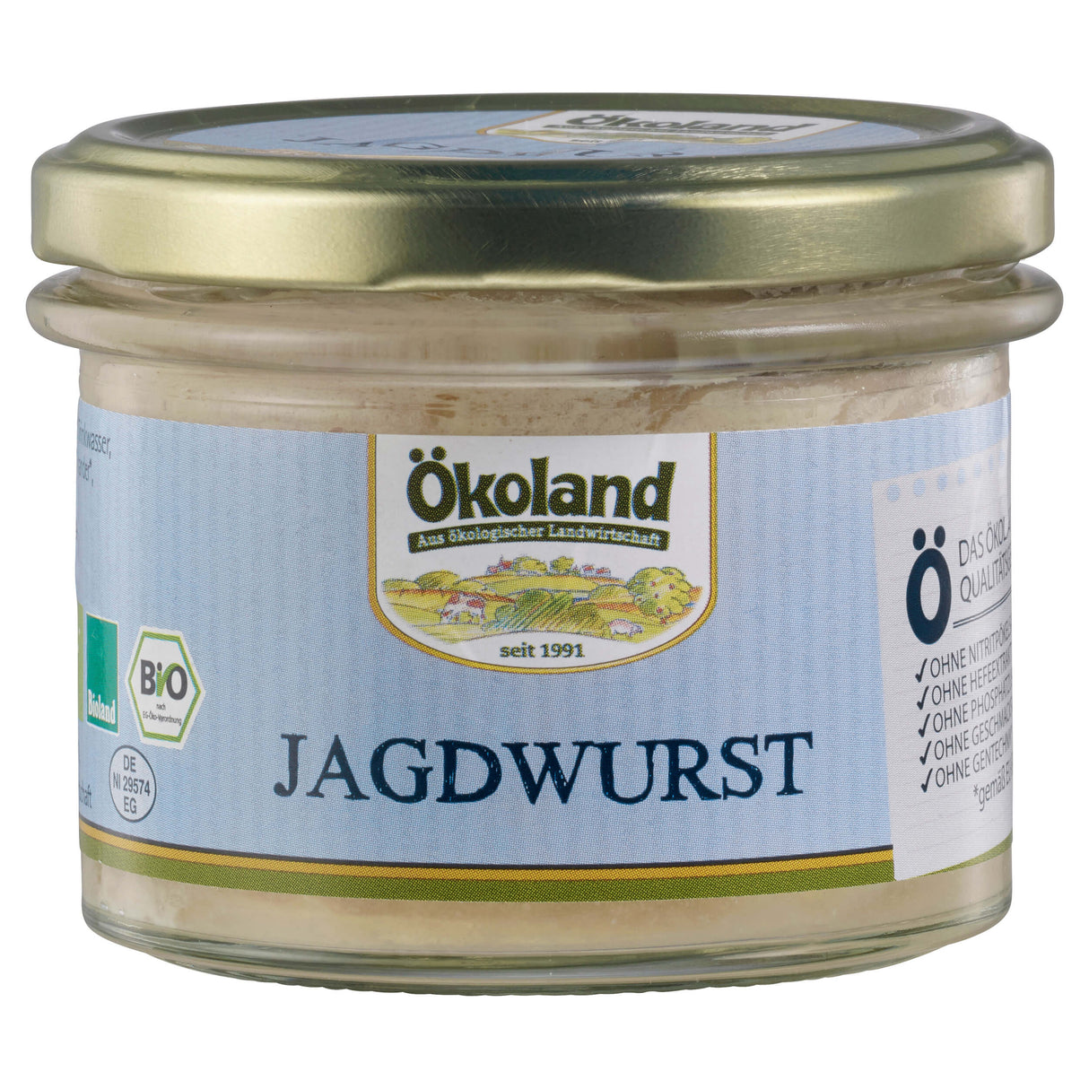 Bio Jagdwurst Gourmet-Qualität, 160 g - YOGISHOP