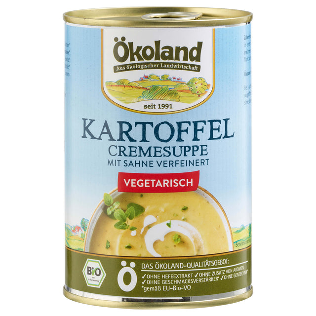 Bio Kartoffel-Cremesuppe vegetarisch, 400 g - All-Bio Naturkost