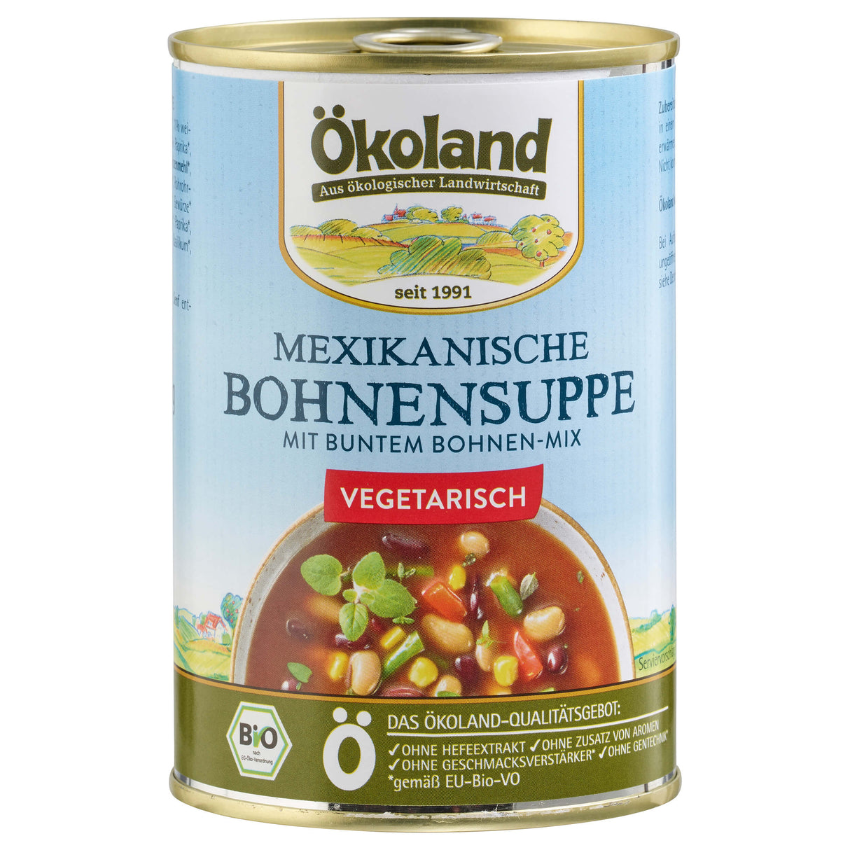 Bio Mexikanische Bohnensuppe, 400 g - All-Bio Naturkost