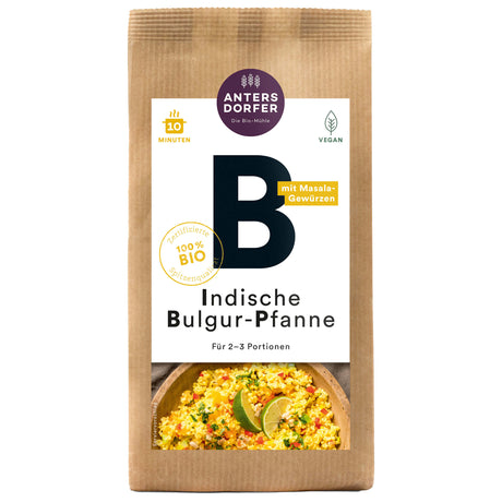 Bio Indische Bulgur-Pfanne, 150 g - YOGISHOP