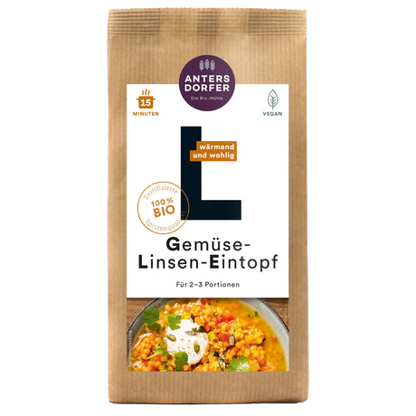 Bio Gemüse-Linsen-Eintopf, 150 g - All-Bio Naturkost