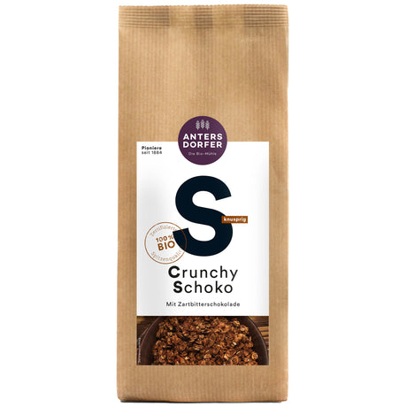 Bio Crunchy Schoko mit Zartbitterschokolade, 375 g - YOGISHOP