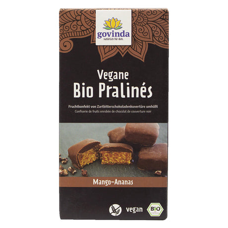 Bio Pralinés Mango-Ananas, 70 g - YOGISHOP