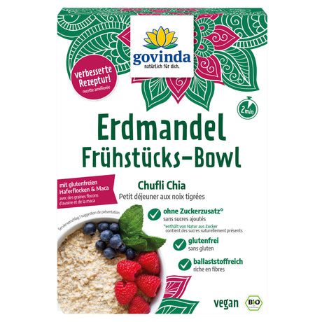 Bio Erdmandel-Frühstücks-Bowl "Chufli Chia", 500 g - YOGISHOP