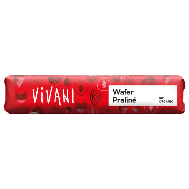 Bio Wafer Praline Riegel, 40 g - YOGISHOP