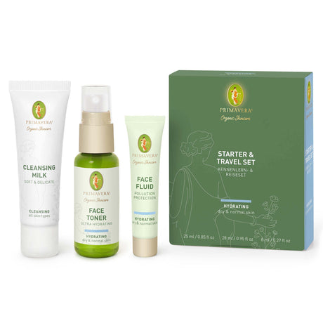 Starter & Travel Set Hydrating Pflege, 61 ml - All-Bio Naturkost