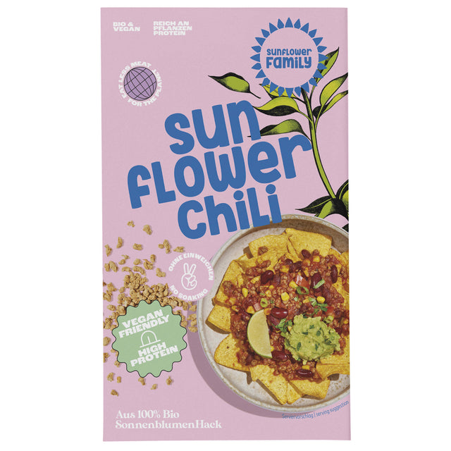 Bio Sonnenblumen Chili sin Carne mit Gewürzmischung, 131 g - YOGISHOP