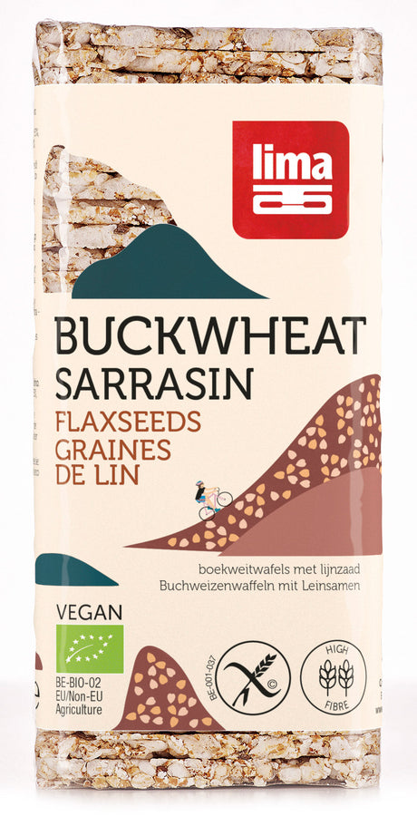 Bio Buchweizenwaffeln mit Leinsamen glutenfrei, 130 g