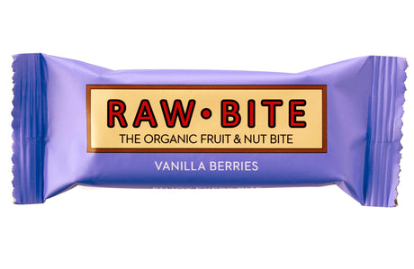 Bio RAW BITE Vanilla Berries, 50 g - YOGISHOP