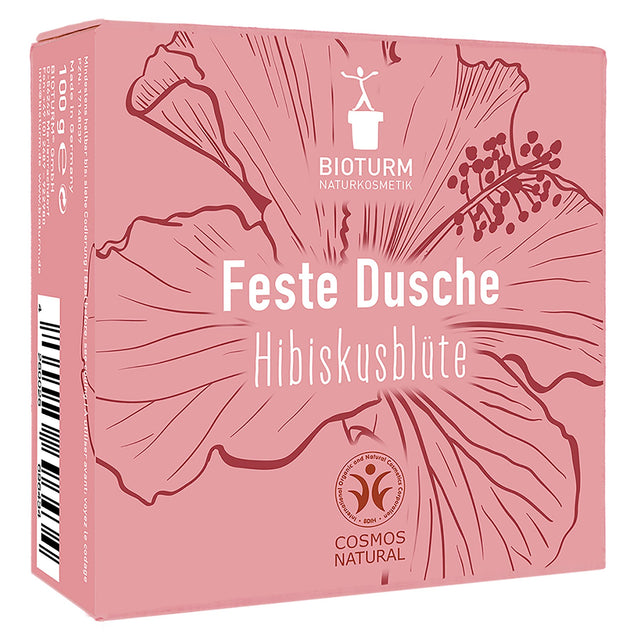 Feste Dusche Hibiskusblüte, 100 g - All-Bio Naturkost