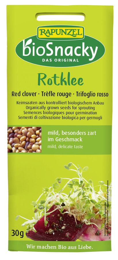 BioSnacky Keimsaat Rotklee, 30 g - All-Bio Naturkost